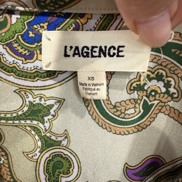 L’Agence NEW Paisley Print Knee-Length Dress - Picture 5 of 8